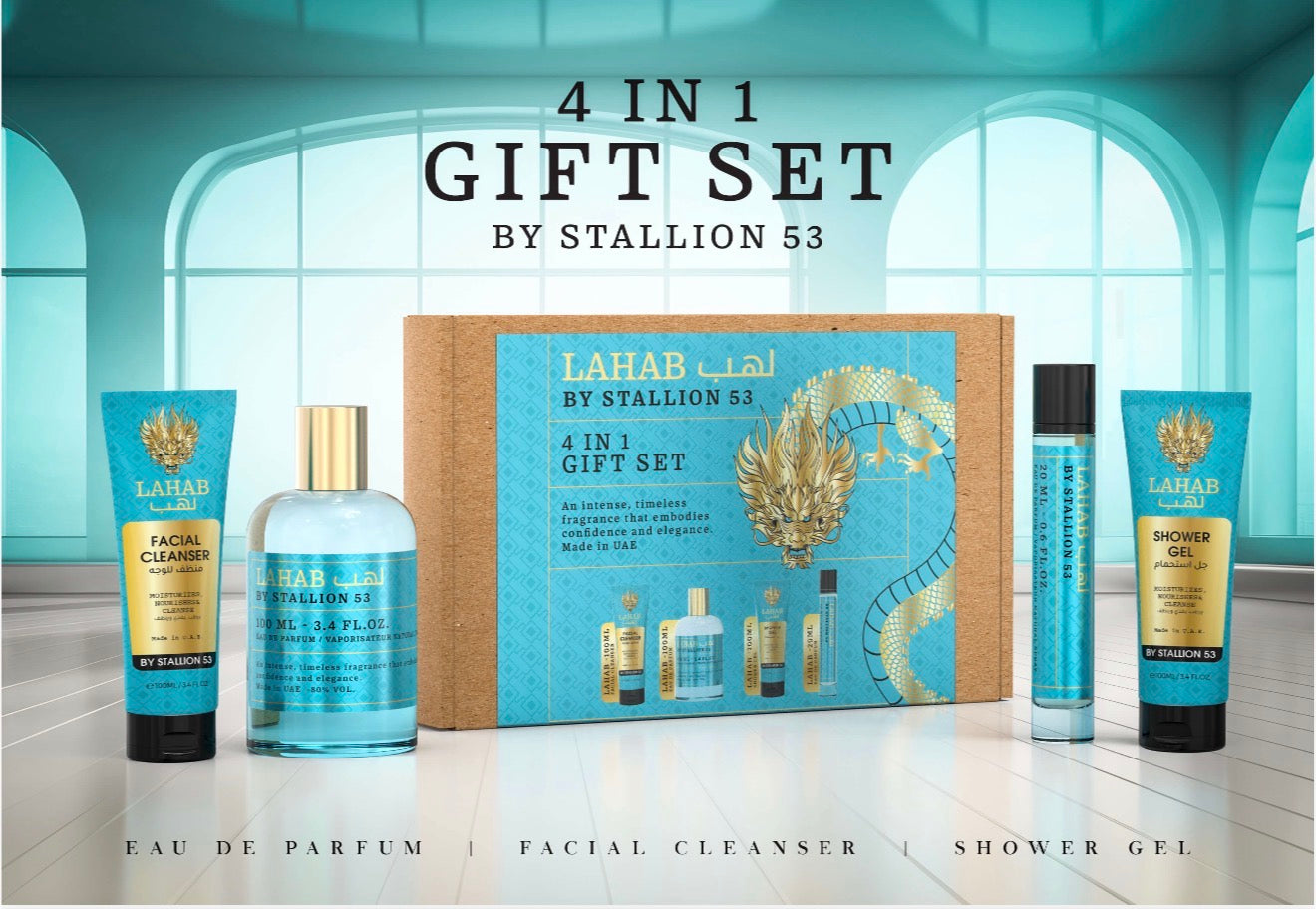 GIFT SET 4 IN 1 LAHAB BY STALLION 53 – ViviFragances