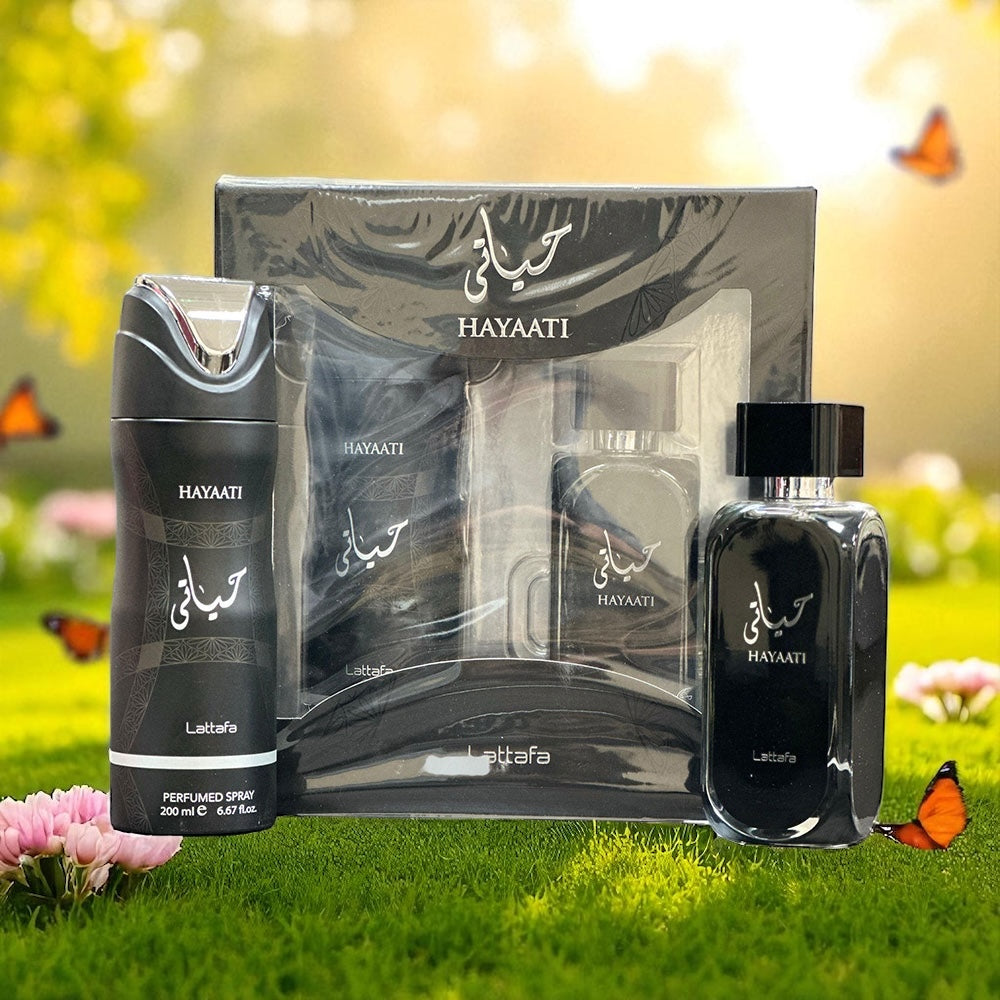 HAYAATI SET 2 PCS 100ml y 200ml LATTAFA
