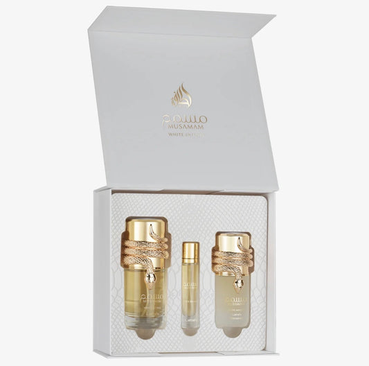 Musamam White Intense 3pcs Gift Set Lattafa