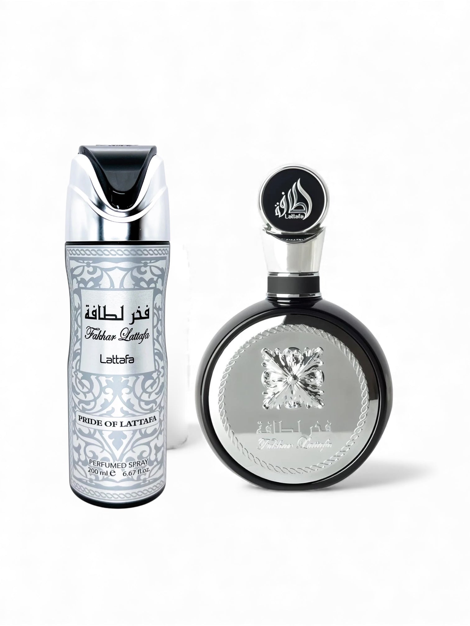 SET FAKHAR LATTAFA PRIDE 100ml & BODY SPRAY 200ml