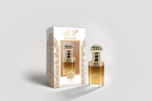 Abyat Concentrated Perfume Oil Oud White 12 ml