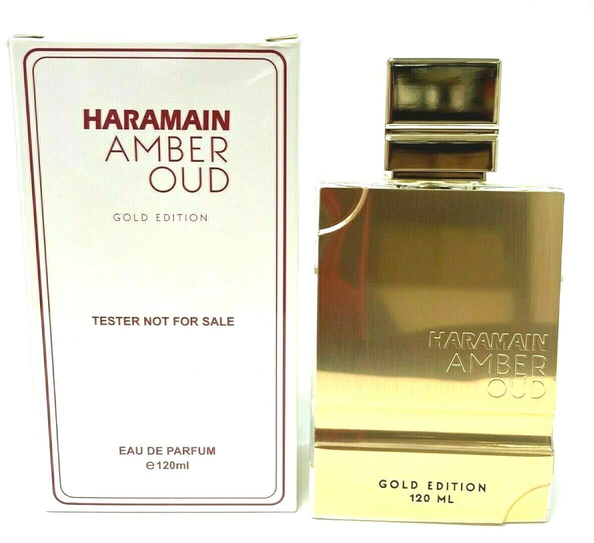 HARAMAIN AMBER OUD GOLD EDITION 120ml TESTER CAJA BLANCA