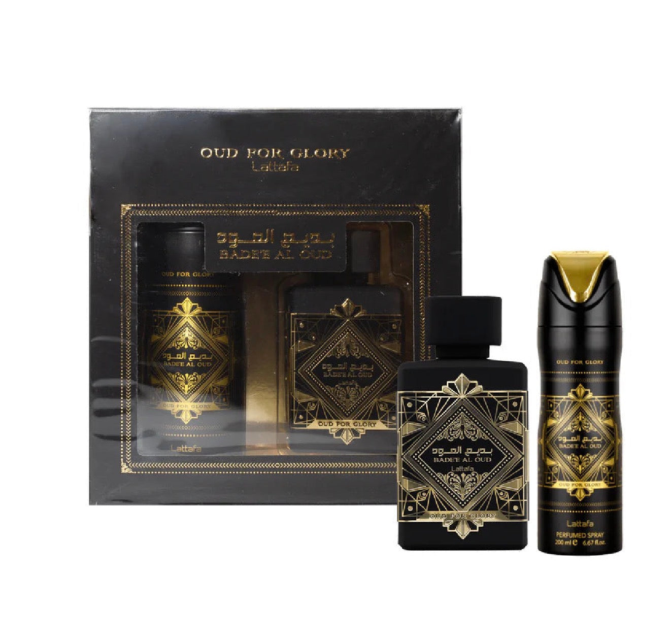Badee Al Oud For Glory 2Pcs Set By Lattafa