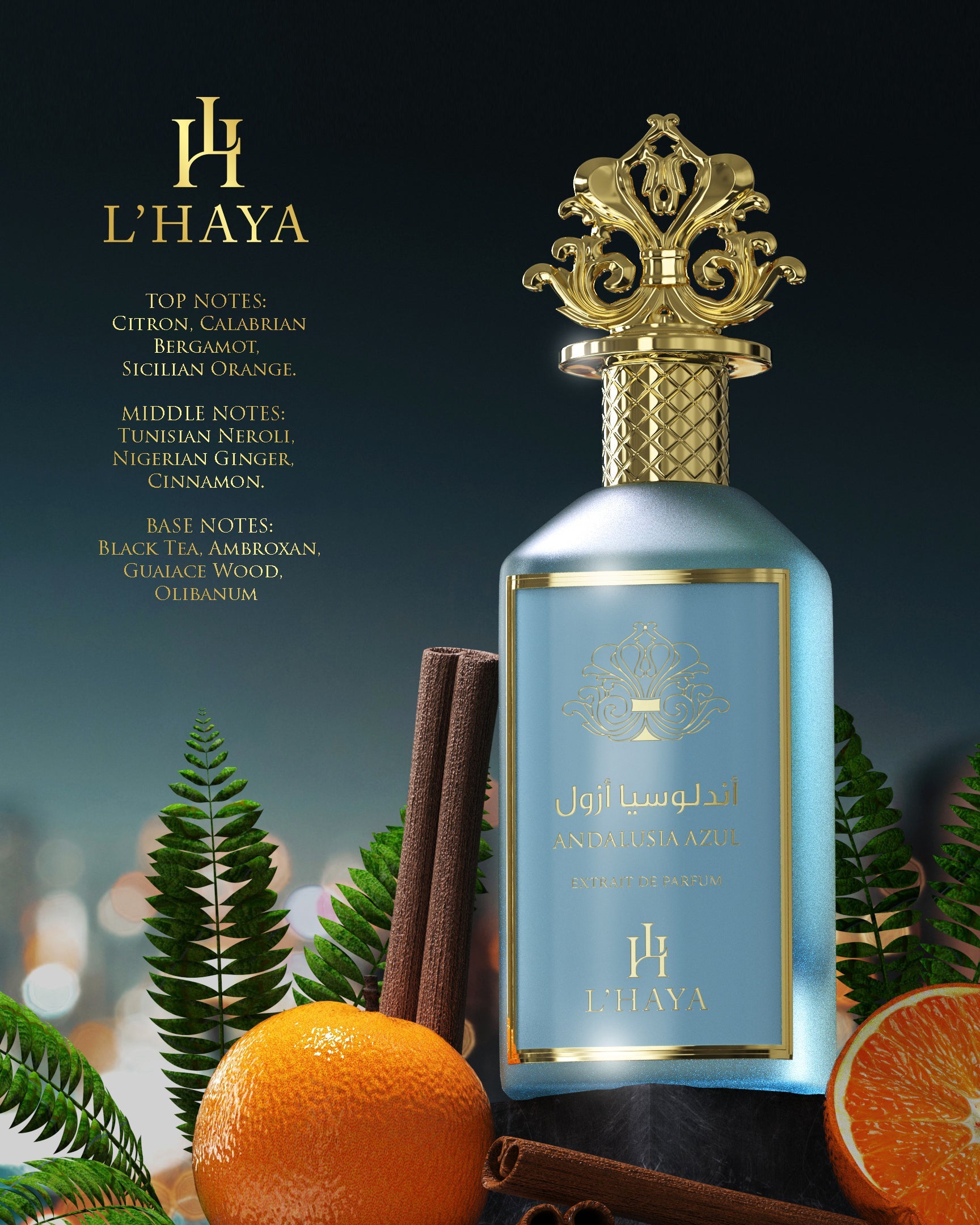 L’HAYA- ANDALUCÍA AZUL- EXTRAIT DE PARFUM