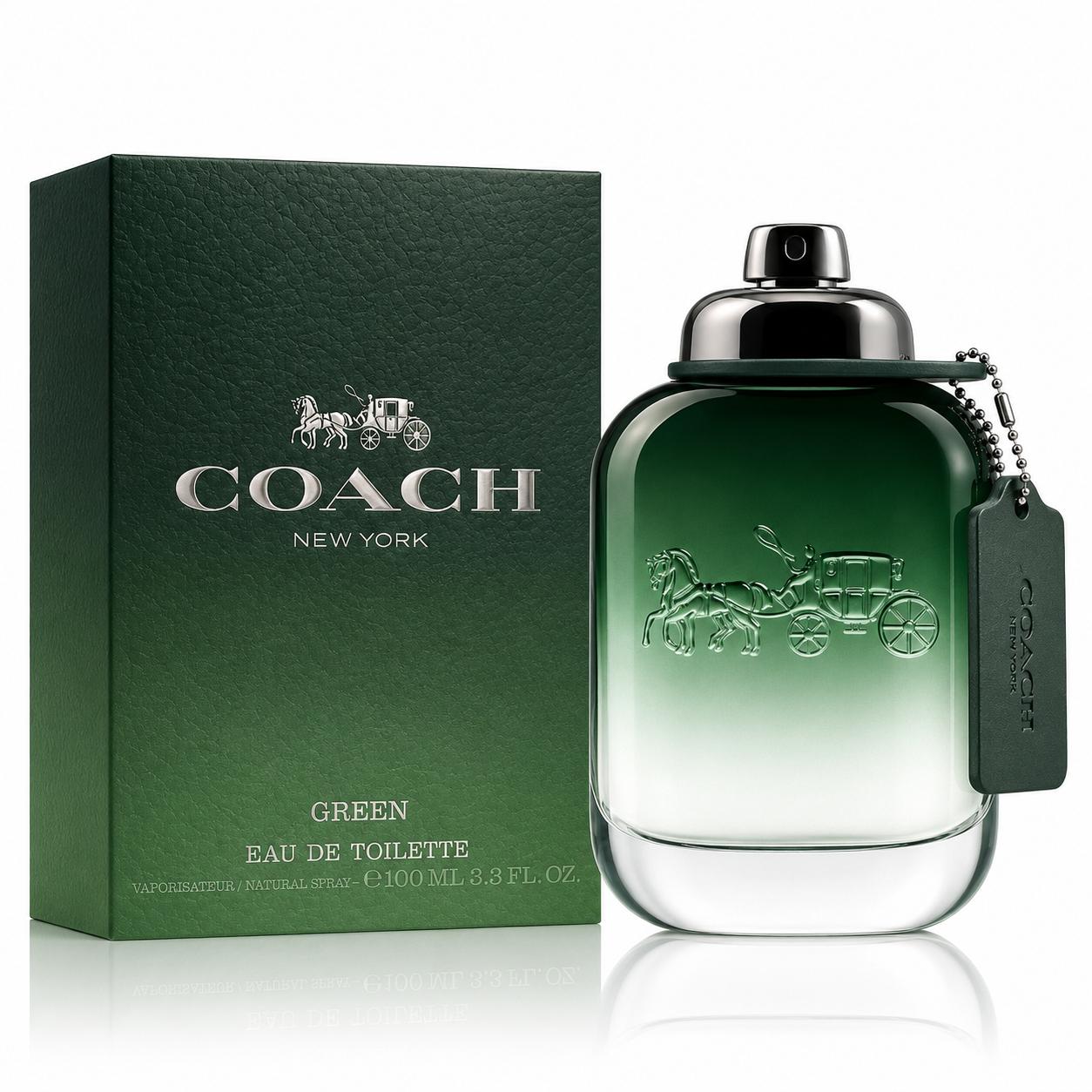COACH "GREEN" EDT SPR 3.3oz