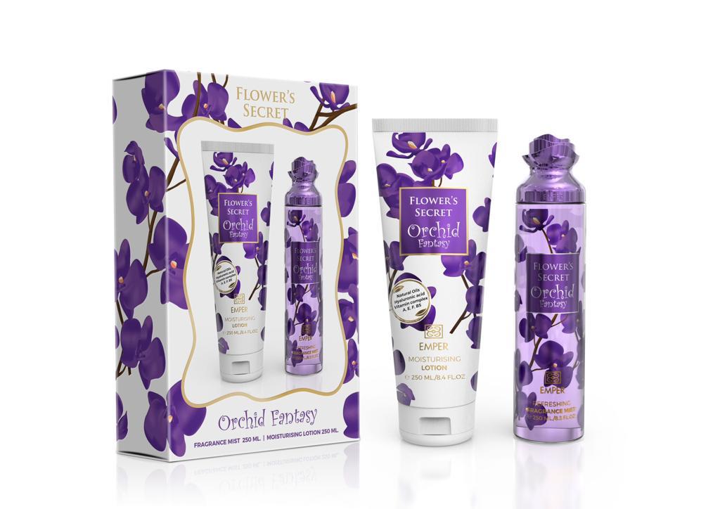 SET ORCHID FANTASY CREMA Y BODY MIST▫️